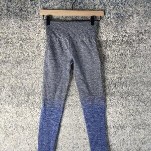 Lululemon Leggings Womens Small Gray Blue Ombre Seamless High Rise Yoga Pants